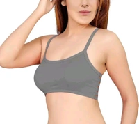 Pack of 4 Women Bralette Lightly Padded Bra (Multicolor) - 34A, Black