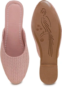 Muzem Women Flats Sandal (Pink, 5) - Oriental Pink, 4