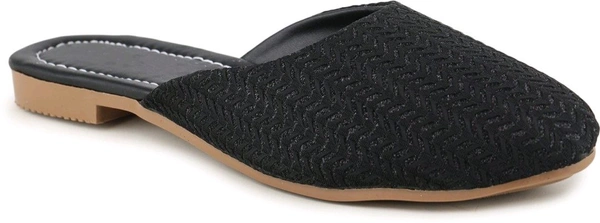 Muzem Women Flats Sandal (Pink, 5) - Black, 7