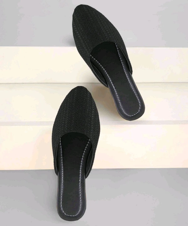 Muzem Women Flats Sandal (Pink, 5) - Black, 9