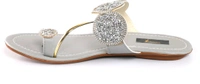 Bootify Women Flats Sandal (Grey, 7) - Cotton Seed, 5