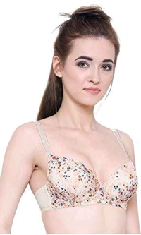 Women Everyday Lightly Padded Bra (Red)
 - Beige, 32B