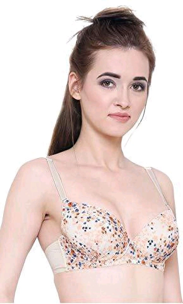 Women Everyday Lightly Padded Bra (Red)
 - Beige, 32B