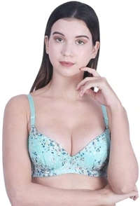 Women Everyday Lightly Padded Bra (Red)
 - Green, 32B