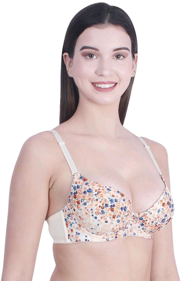 Women Everyday Lightly Padded Bra (Red)
 - Beige, 38B