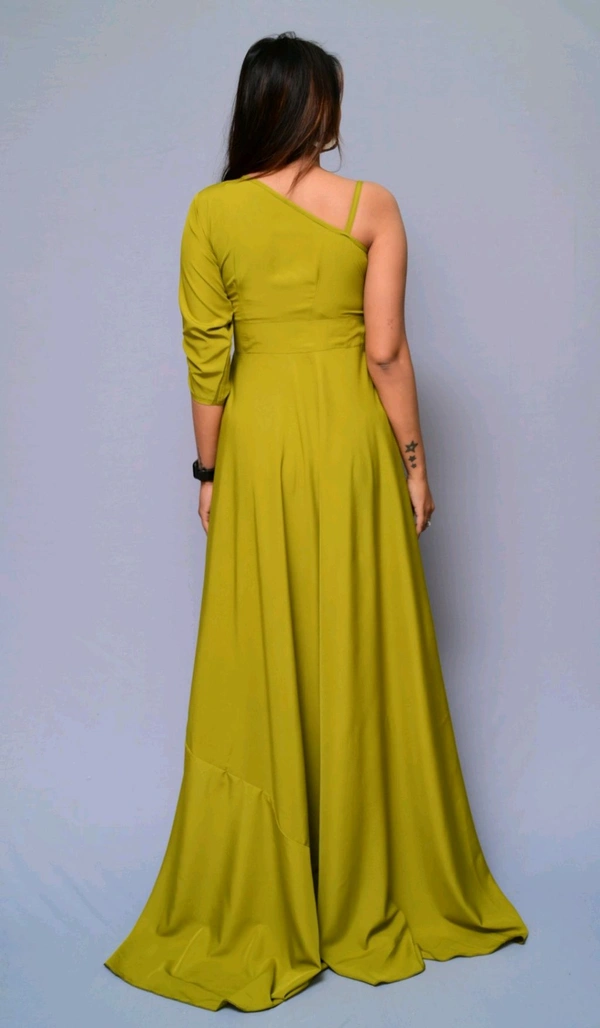 Women Fit and Flare Maroon Dress
 - MGreen, XS