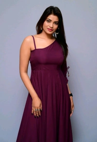 Women Fit and Flare Maroon Dress
 - Wine, 4XL