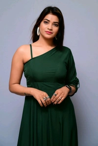 Women Fit and Flare Maroon Dress
 - BGreen, 5XL