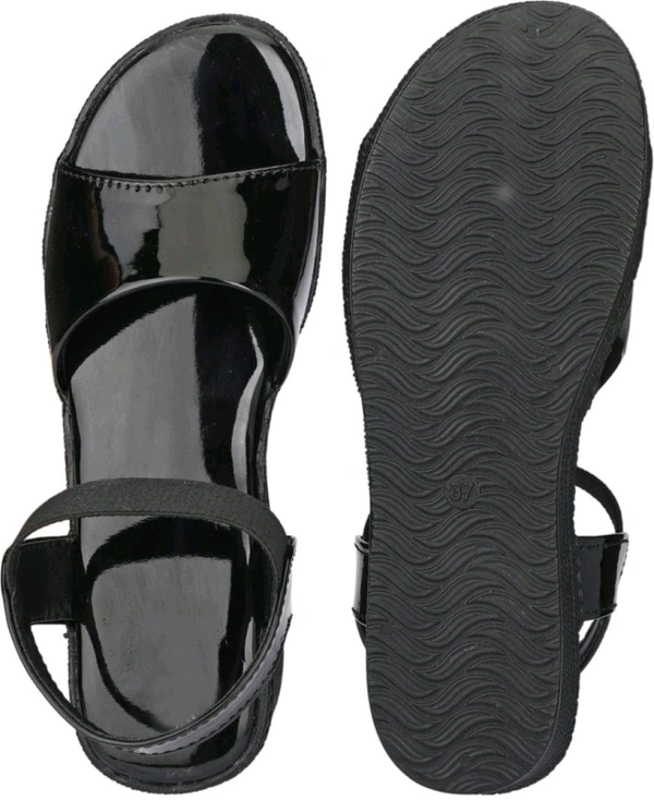 Women Wedges Sandal (Black, 6)
 - Black, 7