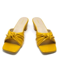 Block Heel Slipper For Women And Girl - Buddha Gold, 3