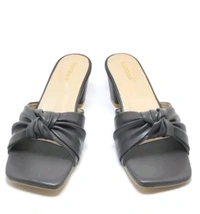Block Heel Slipper For Women And Girl - Dorado, 4