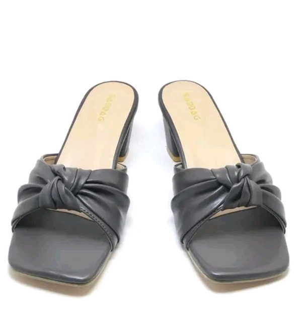 Block Heel Slipper For Women And Girl - Dorado, 4