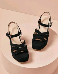 LATEST WOMEN HEEL - Black, 4
