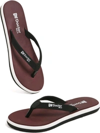 Lightweight Antiskid|Ortho|Heels Slippers for Women Flip Flop for Girls Women Slippers
(Maroon, 4)
 - Ferra, 4