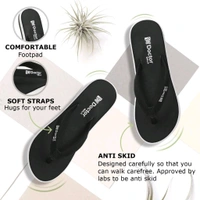 Lightweight Antiskid|Ortho|Heels Slippers for Women Flip Flop for Girls Women Slippers
(Maroon, 4)
 - Black, 5