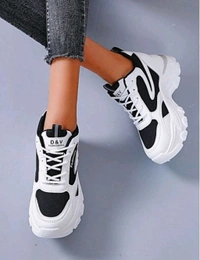 White Trending Sneakers for Girls/Ladies Sneakers For Women (White, 4) - White, 4