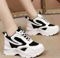White Trending Sneakers for Girls/Ladies Sneakers For Women (White, 4) - White, 6