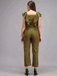 Solid women jumpsuit.  - Shingle Fawn, L