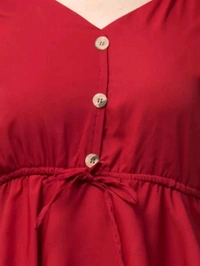 Women Crepe Crop Top Palazzo Set - maroon, XXS