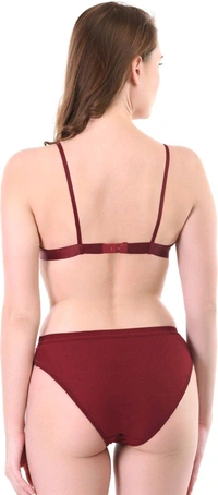 Bra & Panty Set Self Design Multicolor Lingerie Set
 - 32B