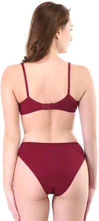 Bra & Panty Set Self Design Multicolor Lingerie Set - 40B