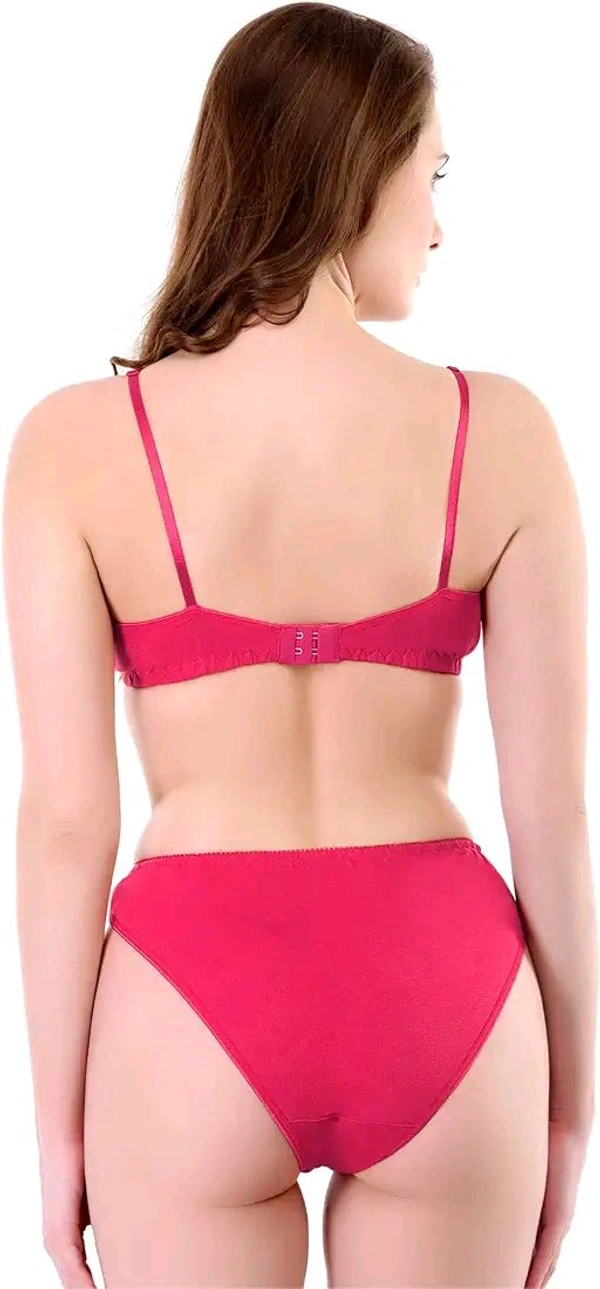 Bra & Panty Set Self Design Multicolor Lingerie Set - 40B
