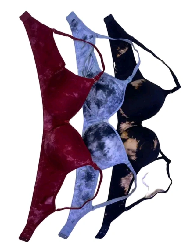 fancy women paded bra [pack of 3]
 - Black, 40B