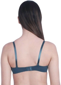 Women T-Shirt Lightly Padded Bra (Red)
 - Green, 30A
