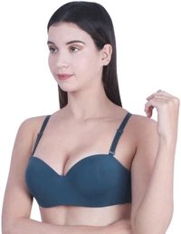Women T-Shirt Lightly Padded Bra (Red)
 - Green, 30A