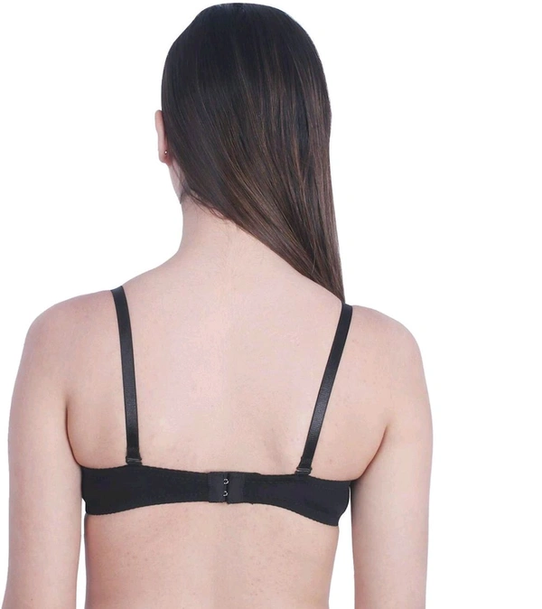 Women T-Shirt Lightly Padded Bra (Red)
 - Black, 30A