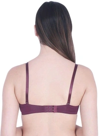 Women T-Shirt Lightly Padded Bra (Red)
 - purple, 30B