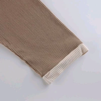 Korean Style T-shirt With Collar Style Cotton Blend Crop Top - Sand Dune, S