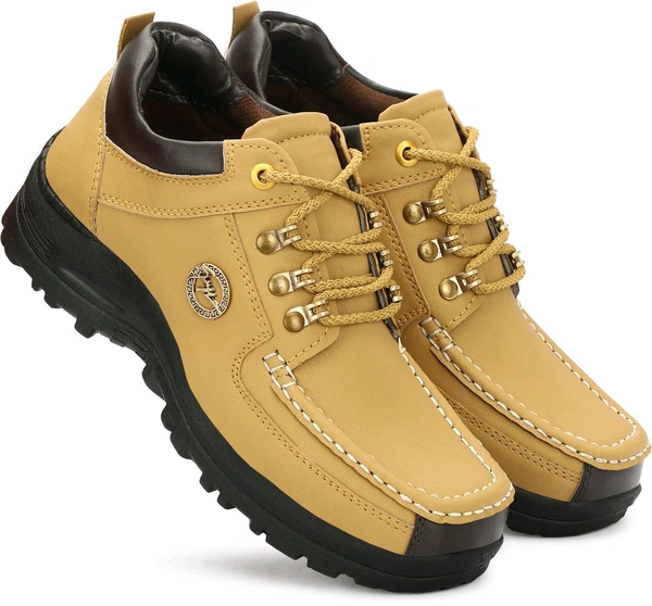 Outdoor Climber Stylish Lace Up
Outdoors For Men (Grey, 6) - Beige, IND-8