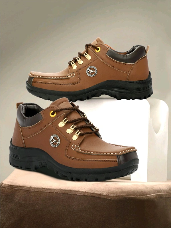 Outdoor Climber Stylish Lace Up
Outdoors For Men (Grey, 6) - Tan, IND-6