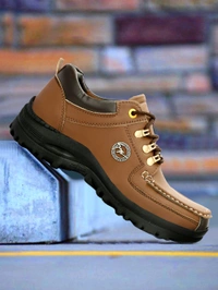 Outdoor Climber Stylish Lace Up
Outdoors For Men (Grey, 6) - Tan, IND-7