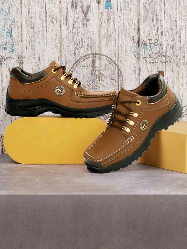 Outdoor Climber Stylish Lace Up
Outdoors For Men (Grey, 6) - Tan, IND-9