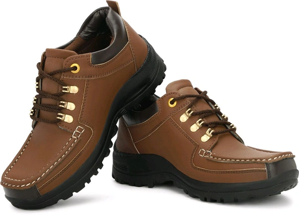 Outdoor Climber Stylish Lace Up
Outdoors For Men (Grey, 6) - Tan, IND-9