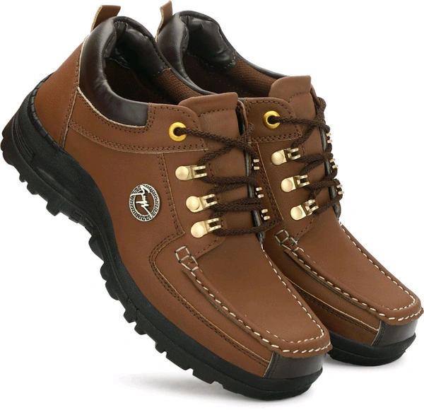 Outdoor Climber Stylish Lace Up
Outdoors For Men (Grey, 6) - Tan, IND-9