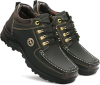 Outdoor Climber Stylish Lace Up
Outdoors For Men (Grey, 6) - Black, IND-8