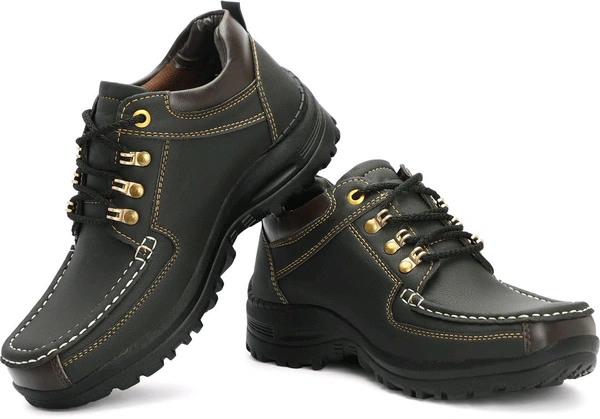 Outdoor Climber Stylish Lace Up
Outdoors For Men (Grey, 6) - Black, IND-9