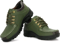 Outdoor Climber Stylish Lace Up
Outdoors For Men (Grey, 6) - Green, IND-8