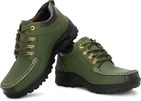 Outdoor Climber Stylish Lace Up
Outdoors For Men (Grey, 6) - Green, IND-8