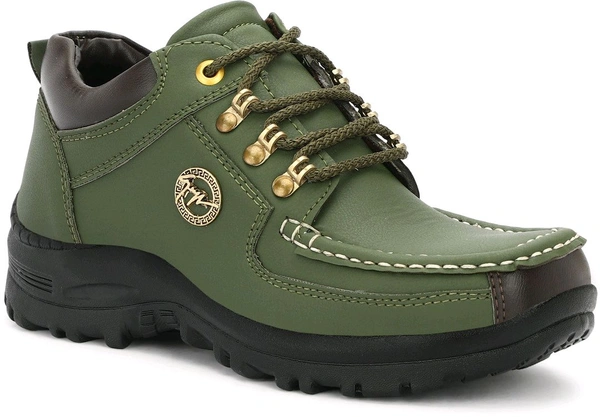 Outdoor Climber Stylish Lace Up
Outdoors For Men (Grey, 6) - Green, IND-8