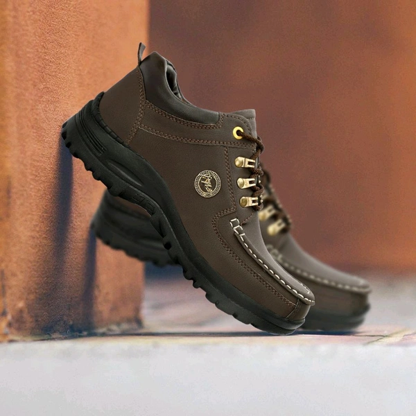 Outdoor Climber Stylish Lace Up
Outdoors For Men (Grey, 6) - Brown, IND-6