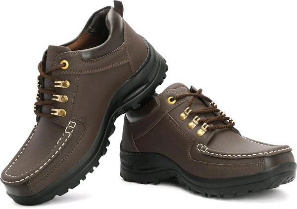 Outdoor Climber Stylish Lace Up
Outdoors For Men (Grey, 6) - Brown, IND-6