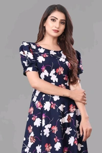 Women A-line Multicolor Maxi/Full Length Dress
 - Mirage, M