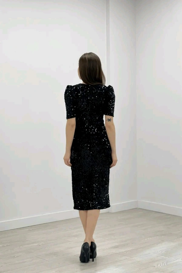 Partywear Bodycon Pink Dress
 - Black, XL