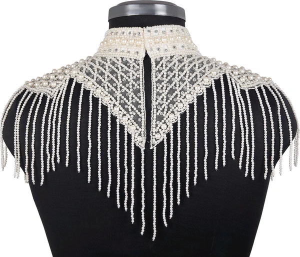 Net Poncho  - White, L