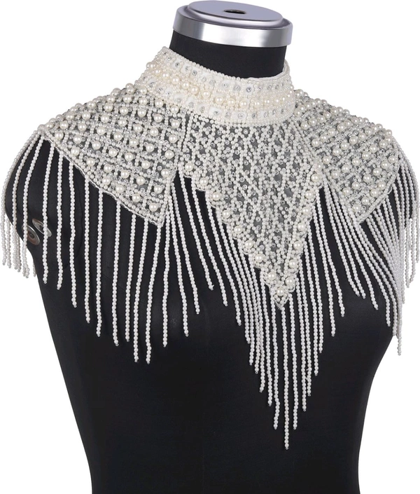 Net Poncho  - White, M