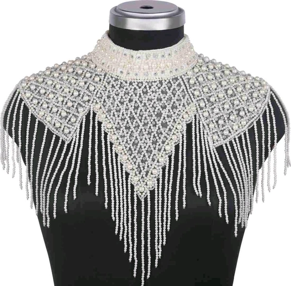 Net Poncho  - White, S